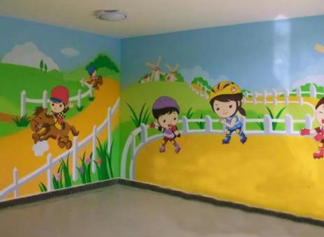  兴仁幼儿园墙体彩绘制作流程及注意事项